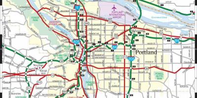 რუკა Portland მეტრო ფართი