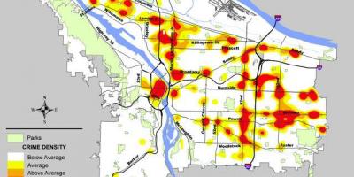 Portland დანაშაულის რუკა